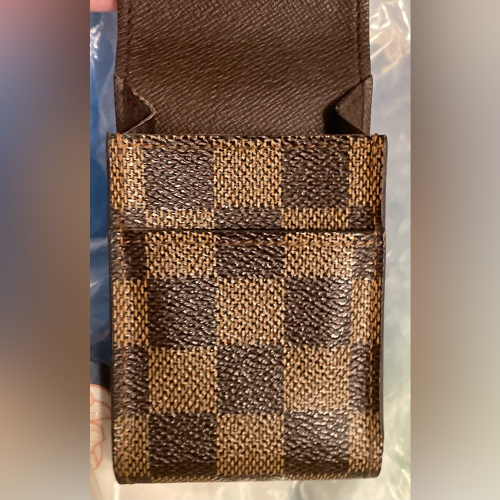 Louis Vuitton Canvas Damier Ebene Etui Cigarette Case - Excellent Condition - Picture 11 of 12
